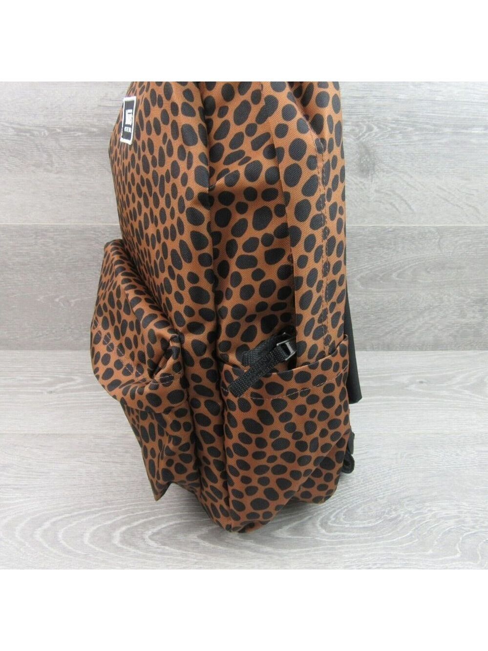 Vans Old Skool H20 Backpack School Travel Bag 22L Brown Black Animal Print NEW - Picture 6 of 12